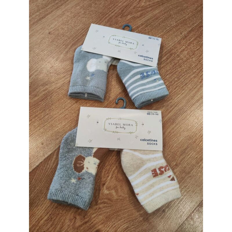 52848 CALCETÍN BEBÉ TÉRMICO PACK DE 2 YSABEL MORA. ROPA PARA BEBES ,PREMAMA Y COLEGIAL - DE 0 5 AÑOS INTERIOR LEOTARDOS