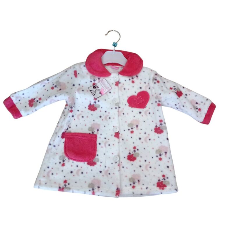 248309 BATA DE NIÑA NACARINA ROCHO. ROPA PARA BEBES ,PREMAMA Y COLEGIAL - DE 0 5 AÑOS INVIERNO NIÑA INTERIOR . TALLAS 6 meses. 