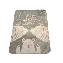 10874 Manta Rachel110x140  de cuna gamberritos. MOBILIARIO Y DECORACION PARA BEBE - ROPA CUNA MINICUNA MANTAS . Color GRIS . 