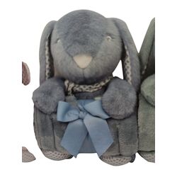 10886 Manta con  muñeco 80x110 gamberritos. MOBILIARIO Y DECORACION PARA BEBE - ROPA CUNA MINICUNA MANTAS COCHECITOS-CARRICOCHES
