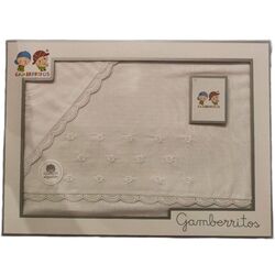 10827 JUEGO DE SABANAS DE 3 PZ 60X120 GAMBERRITOS. ROPA PARA BEBES ,PREMAMA Y COLEGIAL - COLEGIO ,MANDILONES, MOCHILAS CON