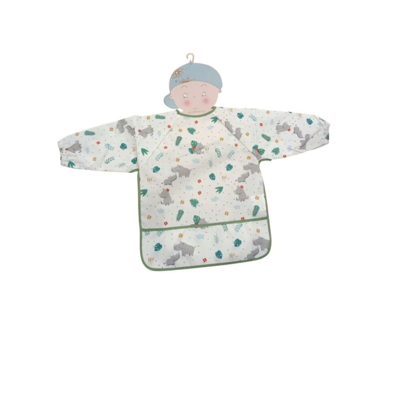 10949 Babero con  manga 33x 38 multicolor gamberritos. PUERICULTURA Y COMPLEMENTOS PARA BEBES - COMIDA BABEROS . Color 0. 