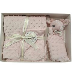 10887 Manta con Dou Dou  de 80x110  gamberritos. COCHECITOS-CARRICOCHES PARA BEBE SACOS Y TEXTILES CHALES MANTAS MOBILIARIO