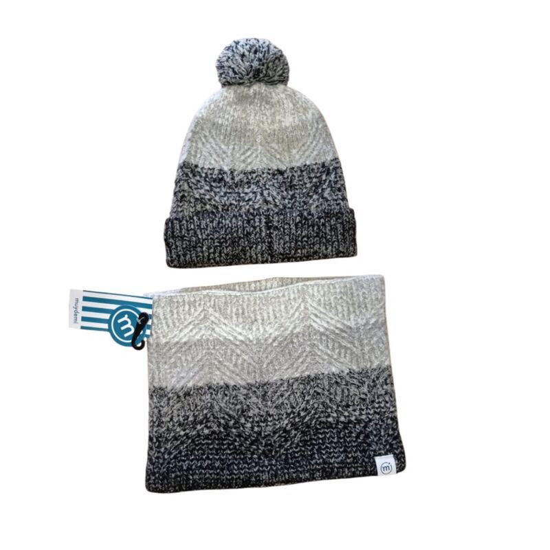 197004 GORRO CON POM POM ADULTO Y BRAGA CON POLAR MUYDEMI. ROPA PARA BEBES ,PREMAMA Y COLEGIAL - DE 0 5 AÑOS COMPLEMENTOS