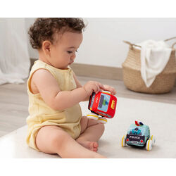 3475 COCHES 11X11X7,5CM 2 ST. KIOKIDS. JUGUETES PARA BEBE - PRIMEROS APILABLES Y ENCAJABLES . Color Rojo. 