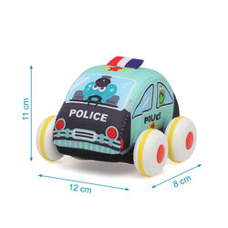3475 COCHES 11X11X7,5CM 2 ST. KIOKIDS. JUGUETES PARA BEBE - PRIMEROS APILABLES Y ENCAJABLES . Color Rojo. 