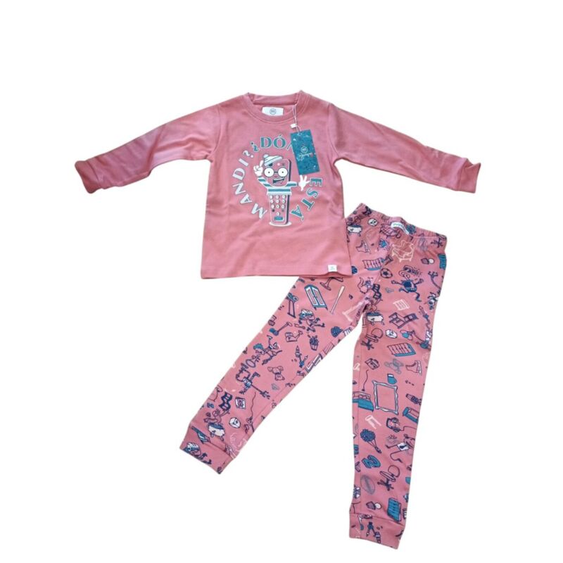 690103 PIJAMA DE DOS PIEZAS  MUYDEMI. ROPA PARA BEBES ,PREMAMA Y COLEGIAL - DE 0 5 AÑOS INTERIOR Pijamas Niña Niño INFANTIL