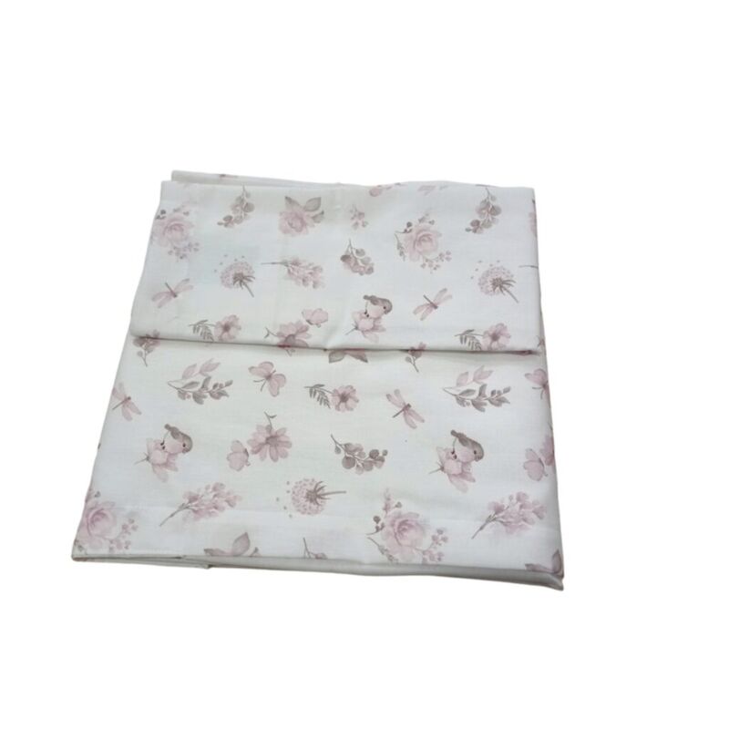 9529 FUNDA NORDICA DE FLORES 60X120 MAYORAL. MOBILIARIO Y DECORACION PARA BEBE - ROPA CUNA MINICUNA EDREDONES PROTECTORES .