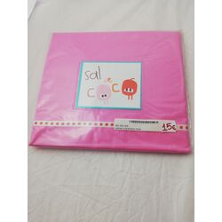 SABANA  962 900 305 CUNA 60 BASIC ROSA SAL DE COCO. MOBILIARIO Y DECORACION PARA BEBE - ROPA CUNA MINICUNA SABANAS OUTLET .