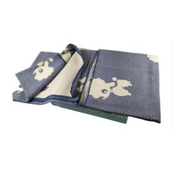2304 Manta arrullo de bambú 75 x 90 Pielsa. COCHECITOS-CARRICOCHES PARA BEBE SACOS Y TEXTILES CHALES MANTAS . Color Azul. 