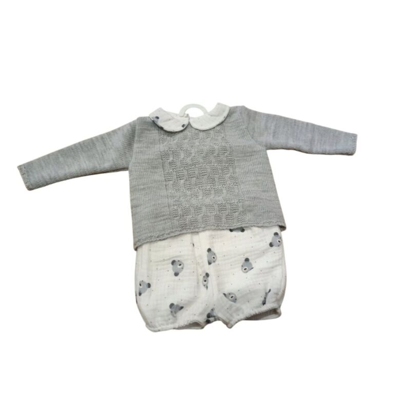 25182 CONJUNTO NIÑO GLORY. ROPA PARA BEBES ,PREMAMA Y COLEGIAL - DE 0 5 AÑOS INVIERNO Conjuntos Punto . TALLAS 6 meses. 
