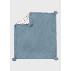 9492 MANTA PELO POMPON MAYORAL. COCHECITOS-CARRICOCHES PARA BEBE SACOS Y TEXTILES CHALES MANTAS ROPA BEBES ,PREMAMA COLEGIAL DE