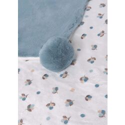 9492 MANTA PELO POMPON MAYORAL. COCHECITOS-CARRICOCHES PARA BEBE SACOS Y TEXTILES CHALES MANTAS ROPA BEBES ,PREMAMA COLEGIAL DE