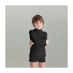 7000 CAMISETA SEMICISNE UNISEX NEGRO BABIDU. ROPA PARA BEBES ,PREMAMA Y COLEGIAL - DE 0 5 AÑOS COMPLEMENTOS INTERIOR Camisetas