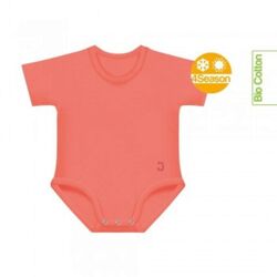 1Set 2 Body CORAL 0-36m 4 SEASON. ROPA PARA BEBES ,PREMAMA Y COLEGIAL - DE 0 5 AÑOS INTERIOR Bodys . Color CORAL. 