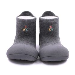 ATTIPAS BASIC CHARCOAL GREY JOYKIDS. ZAPATOS PARA BEBE - CALZADO NIÑO NIÑA CHANCLAS Y CANGREJERAS ZAPATILLAS DE LONETAS .