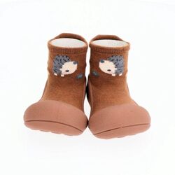 ATTIPPAS 00WOODLAND BROWN HEDGEHOG JOYKIDS. ZAPATOS PARA BEBE - CALZADO NIÑO NIÑA ZAPATILLAS DE LONETAS CHANCLAS Y CANGREJERAS .