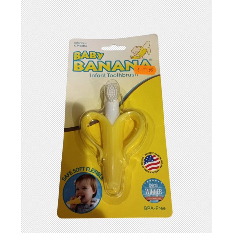 MORDEDOR CEPILLO DE DIENTES JOYKIDS. PUERICULTURA Y COMPLEMENTOS PARA BEBES - ACCESORIOS DE . Color Amarillo. 