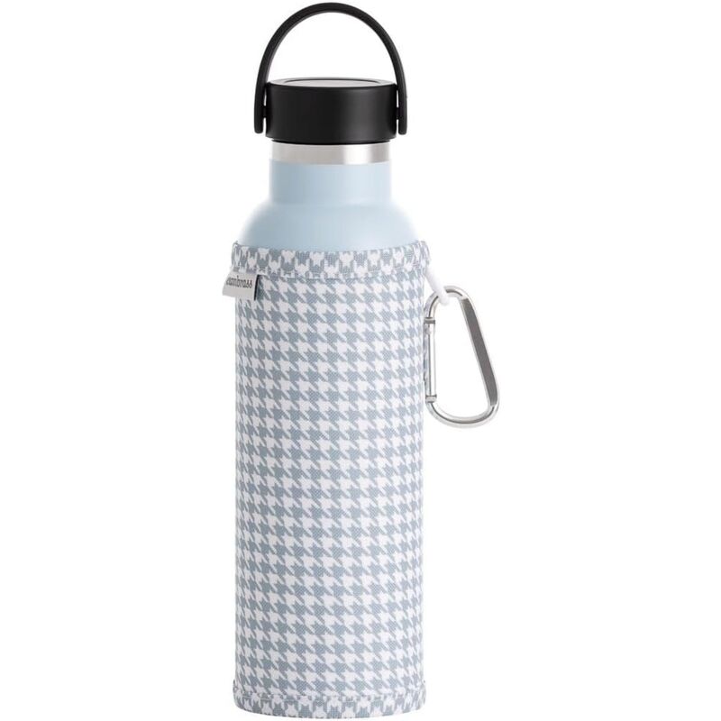 Cambrass-botella térmica de 600 ml con tapón estándar y funda 7x7x25-Windsord Gris. PUERICULTURA Y COMPLEMENTOS PARA BEBES -
