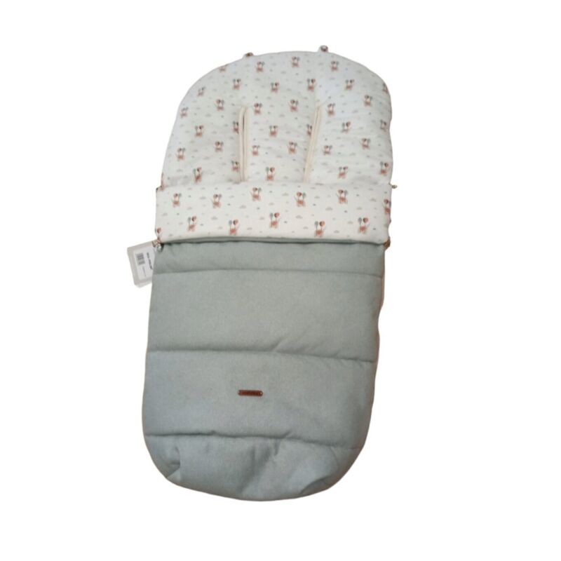 58CA--PAOLOMT SACO SILLA PAOLO MENTA UZTURRE. COCHECITOS-CARRICOCHES PARA BEBE SACOS Y TEXTILES SILLA PASEO INVIERNO . Color