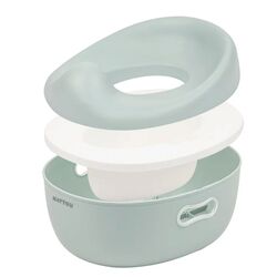 ORINAL POTTY 3 EN 1 NATOOU. PUERICULTURA Y COMPLEMENTOS PARA BEBES - BAÑO REDUCTORES ORINALES INFANTILES . Color Verde. 