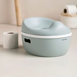 ORINAL POTTY 3 EN 1 NATOOU. PUERICULTURA Y COMPLEMENTOS PARA BEBES - BAÑO REDUCTORES ORINALES INFANTILES . Color Verde. 