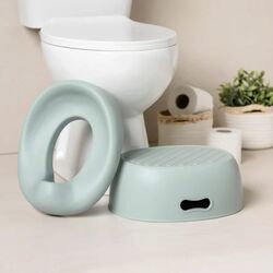 ORINAL POTTY 3 EN 1 NATOOU. PUERICULTURA Y COMPLEMENTOS PARA BEBES - BAÑO REDUCTORES ORINALES INFANTILES . Color Verde. 