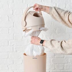 Papelera contenedor para pañales DROPY. PUERICULTURA Y COMPLEMENTOS PARA BEBES - BAÑO ACCESORIOS DE . Color Verde. 