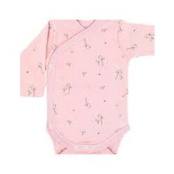 1276 BODY CRUZADO M/L RONDINE. ROPA PARA BEBES ,PREMAMA Y COLEGIAL - DE 0 5 AÑOS INTERIOR Bodys . Color MAQUILLAJE. TALLAS 12