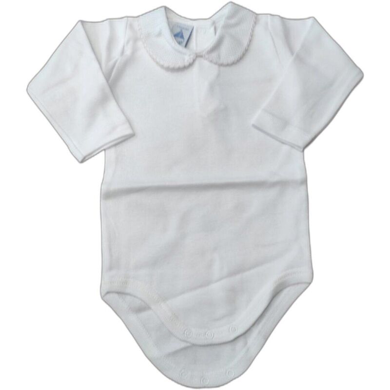BODY CUELLO POLO PIQUE M/L 1188 Babidu. ROPA PARA BEBES ,PREMAMA Y COLEGIAL - DE 0 5 AÑOS INTERIOR Bodys . Color Rosa. TALLAS 6