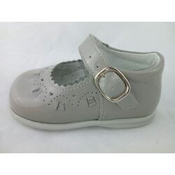 2190 ZAPATO CHAROL RAT GRIS GIOVI. ZAPATOS PARA BEBE - CALZADO NIÑA OUTLET . CALZADO 24. 
