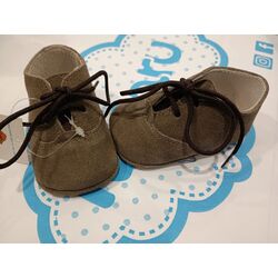 A1731 PEUCA BADANA SERRAJE MARRON  PANYNO. ZAPATOS PARA BEBE - CALZADO Peuca de invierno ,Bota ,Botas con pelo Niño OUTLET .
