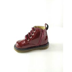 Bota B2741 charol arrugado Burdeos panyno. ZAPATOS PARA BEBE - CALZADO NIÑO NIÑA Botas OUTLET . CALZADO 19. 