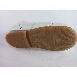 B1803 ZAPATO INGLES ABIERTO  NAPA PANYNO. ZAPATOS PARA BEBE - CALZADO NIÑA NIÑO . CALZADO 18. Color Beige. 