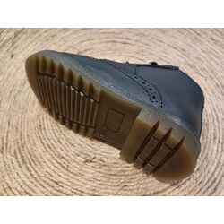 B2917 BOTA PIEL NAPA NEGRO PANYNO. ZAPATOS PARA BEBE - CALZADO NIÑO Botas OUTLET . CALZADO 20. 
