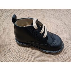 B2917 BOTA PIEL NAPA NEGRO PANYNO. ZAPATOS PARA BEBE - CALZADO NIÑO Botas OUTLET . CALZADO 20. 