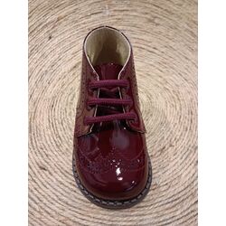 BOTA PIEL  B1937 PANYNO. ZAPATOS PARA BEBE - CALZADO NIÑO Botas NIÑA . CALZADO 20. 
