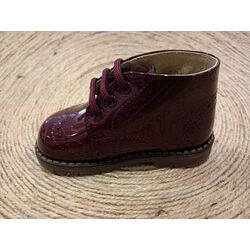 BOTA PIEL  B1937 PANYNO. ZAPATOS PARA BEBE - CALZADO NIÑO Botas NIÑA . CALZADO 20. 