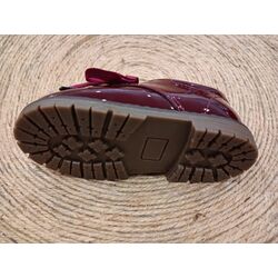 ZAPATO B2309 CHAROL BURDEOS PANYNO. ZAPATOS PARA BEBE - CALZADO NIÑO OUTLET ROPA NIÑA . CALZADO 20. 