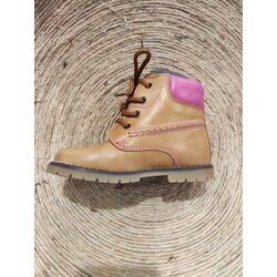 2127 Bota de piel combinada  Giovi. ZAPATOS PARA BEBE - CALZADO NIÑO Botas NIÑA OUTLET . CALZADO 23. 