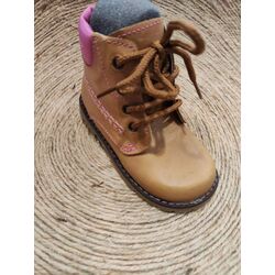 2127 Bota de piel combinada  Giovi. ZAPATOS PARA BEBE - CALZADO NIÑO Botas NIÑA OUTLET . CALZADO 23. 