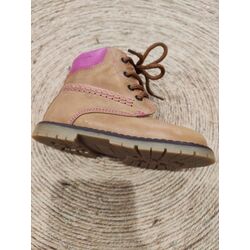 2127 Bota de piel combinada  Giovi. ZAPATOS PARA BEBE - CALZADO NIÑO Botas NIÑA OUTLET . CALZADO 23. 