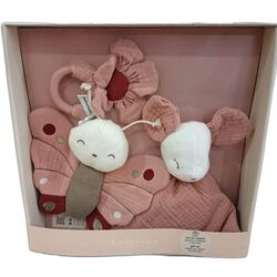 545520RE  SET PELUCHES JUEGO 545 DALIA 520 RE ROSA EMPOLVADO COIMASA. JUGUETES PARA BEBE - PRIMEROS SONAJEROS . Color Rosa. 
