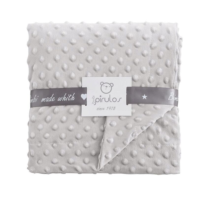 64105103 MANTA DOB.CARA 110X140 641 DOTS 051 03 AZUL COIMASA. COCHECITOS-CARRICOCHES PARA BEBE SACOS Y TEXTILES MOBILIARIO