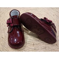 BOTA 2507 CHAROL BURDEOS GIOVI. ZAPATOS PARA BEBE - CALZADO NIÑA Botas OUTLET . CALZADO 18. 