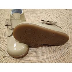 BOTA 2507 CHAROL PIEDRA  GIOVI. ZAPATOS PARA BEBE - CALZADO NIÑA Botas OUTLET . CALZADO 18. 