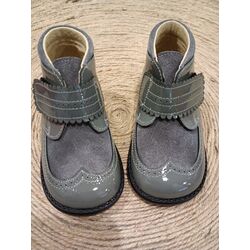 KIKER B2136 CHAROL PLOMO PANYNO. OUTLET - ROPA ZAPATOS PARA BEBE CALZADO NIÑO NIÑA Botas . CALZADO 18. 