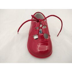ZAPATO 903 INGLES CHAROL ROJO GIOVI. ZAPATOS PARA BEBE - CALZADO NIÑO NIÑA OUTLET . CALZADO 18. 