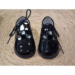 ZAPATO 903 INGLES NAPA CHAROL MARINO GIOVI. ZAPATOS PARA BEBE - CALZADO NIÑA NIÑO . CALZADO 19. 
