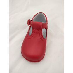 ZAPATO 904 PEPITO ROJO NAPA  GIOVI. ZAPATOS PARA BEBE - CALZADO NIÑO NIÑA . CALZADO 20. 